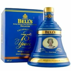 Bell's Christmas Decanter 75th Birthday HM Queen Elizabeth II Volumen 70cl