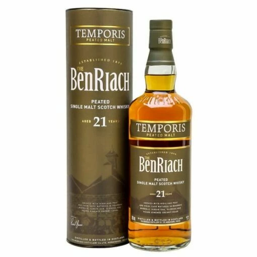 Benriach Peated Single Malt 21 Años Volumen 70cl -Felina Tienda de ventas benriach peated single malt 21 anos