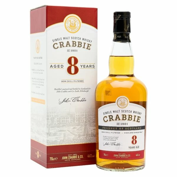 Crabbie's 8 Años Single Malt Volumen 70cl 3 Crabbie's 8 Años Single Malt Volumen 70cl