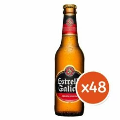 Estrella Galicia 33cl Pack Envío Gratis 48 Botellines Envase Botella_cristal Volumen 33cl