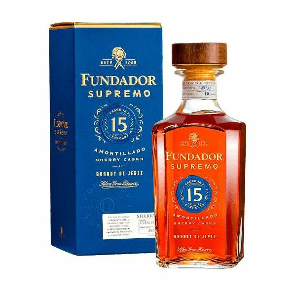 Fundador Supremo 15 Años Volumen 70cl 3 Fundador Supremo 15 Años Volumen 70cl