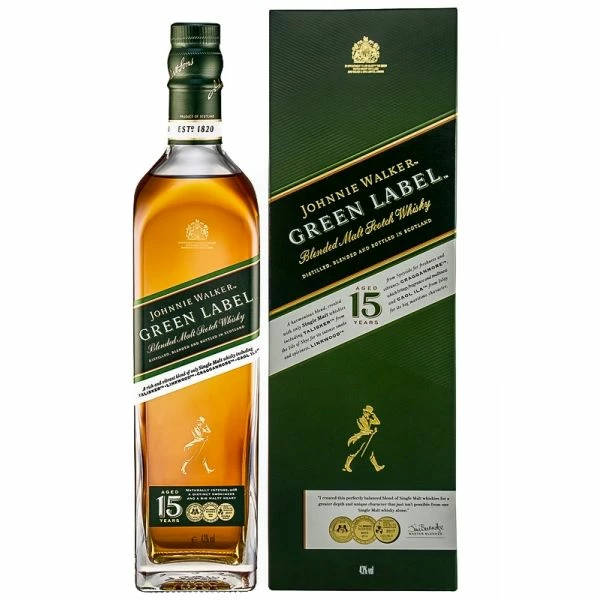Johnnie Walker Green Label 15 Años Estuchado Volumen 70cl 3 Johnnie Walker Green Label 15 Años Estuchado Volumen 70cl