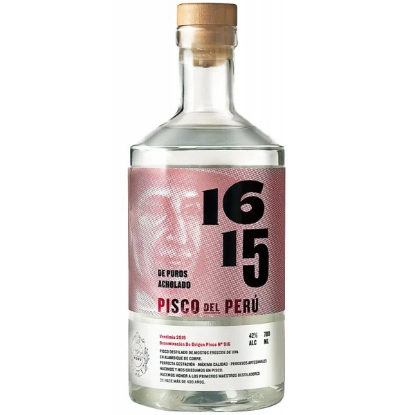 Pisco 1615 Acholado Volumen 70cl 3 Pisco 1615 Acholado Volumen 70cl