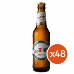 San Miguel Pack Envío Gratis 48 Botellines Volumen 33cl Envase Botella_cristal